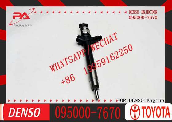 095000-7670 095000-7671 Common Rail Injector 23670-09280 Diesel Fuel Injector for Toyota Corolla 1AD-FTV 2.0L