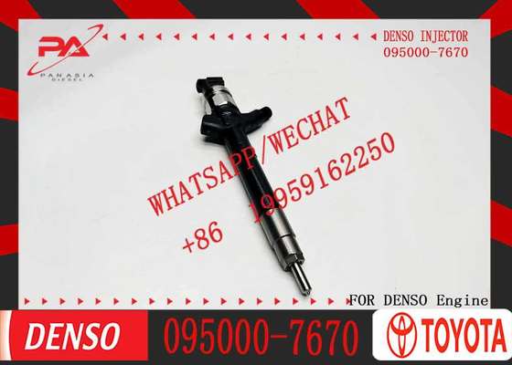 095000-7670 095000-7671 Common Rail Injector 23670-09280 Diesel Fuel Injector for Toyota Corolla 1AD-FTV 2.0L