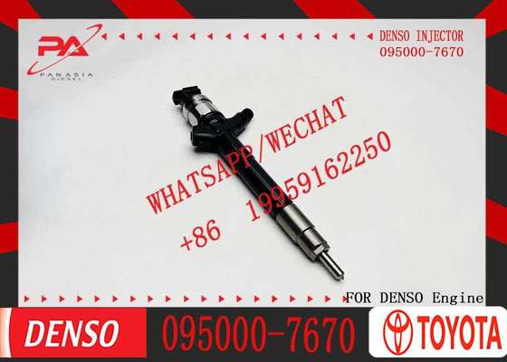 095000-7670 095000-7671 Common Rail Injector 23670-09280 Diesel Fuel Injector for Toyota Corolla 1AD-FTV 2.0L