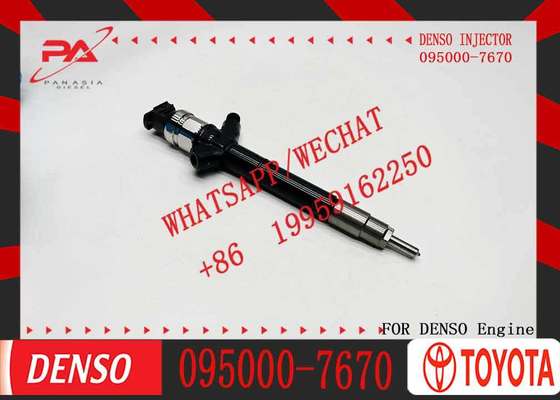 095000-7670 095000-7671 Common Rail Injector 23670-09280 Diesel Fuel Injector for Toyota Corolla 1AD-FTV 2.0L