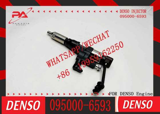 Diesel Fuel Injector 095000-5215 095000-6593 095000-6353 for Denso Kobelco Excavator Hino J06 J05E J08E P11C Sk450 Injection