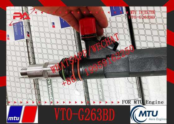 Diesel Fuel Common Rail Injector VTO-G263BD X52407500049 CX52407500049 EX52407500049 RX52407500049 for MTU S4000 Engines