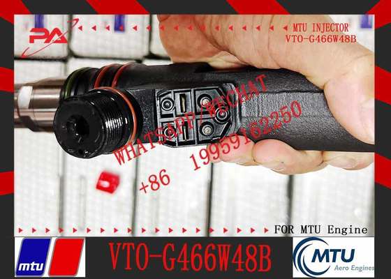 Diesel Fuel Common Rail Injector X52407500050 VTO-G466W48B VTOG466W48B for MTU 4000 Engine
