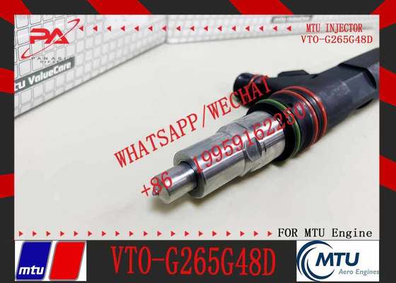 High Quality New Oil Injector Assembly for MTU4000 Engine VTO-G265G48D VTO-G205GV48 Diesel Fuel Injector for Boat