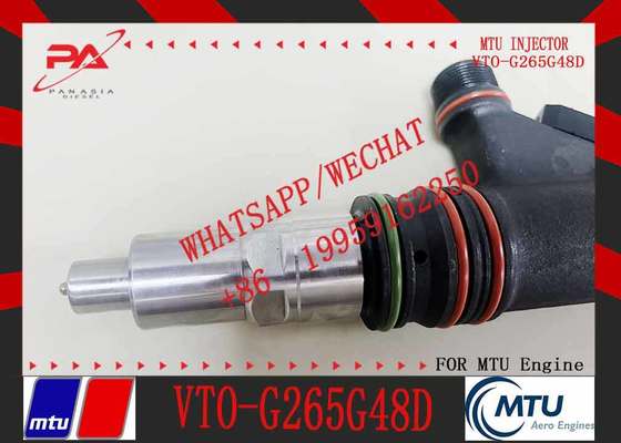 High Quality New Oil Injector Assembly for MTU4000 Engine VTO-G265G48D VTO-G205GV48 Diesel Fuel Injector for Boat