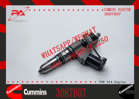 Excavator Accessories Fuel Injector 3080766 3083622 3083846 3087560 3095086 for Cummins QSN14 N14 for Construction Machinery