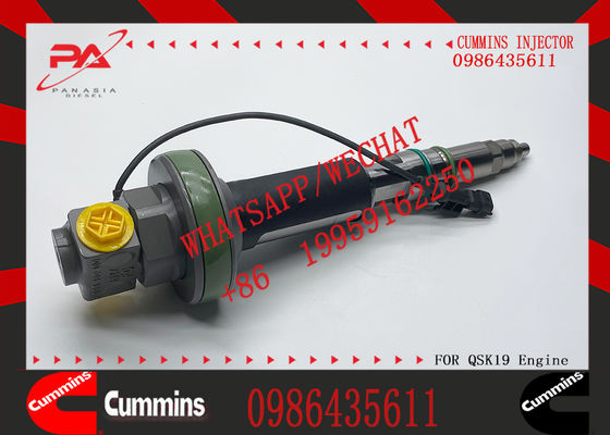 1PCS Fuel Injectors 4964171 4955525 F00BL0J017 F00BL0J018 0986435611 Y431K05417 Fits for Cummins QSK19 QSK38 Engine