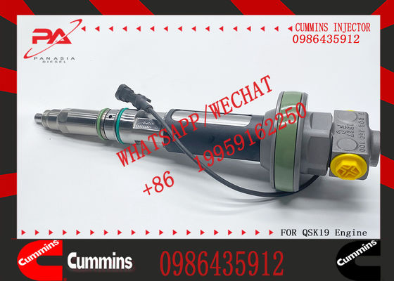 Diesel Engine Fuel Injector 0986435912 4964172 for QSK19 QSK38 QSK50 QSK60 Engine