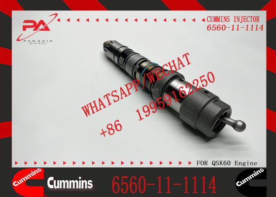 QSK23 QSK60 Diesel Engine Part Fuel Injector 6560-11-1114 4326780 for PC1250-7 ASS6D170E