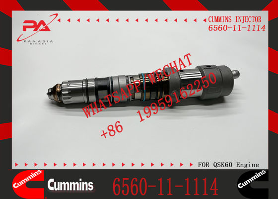 QSK23 QSK60 Diesel Engine Part Fuel Injector 6560-11-1114 4326780 for PC1250-7 ASS6D170E