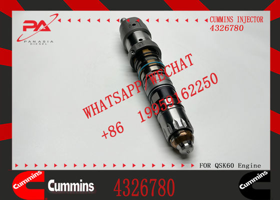 High Quality Diesel Injector 4326780 4010025 4088427 4087893 3766446 4326784 for Cummins Diesel Engine QSK45 QSK60