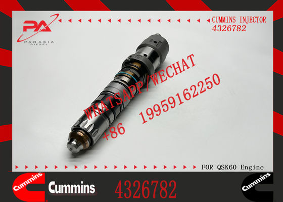 QSK60 Series Diesel Engine Oil Nozzle 4326782 4326780 Fuel Injector MT4400 Parts for Mining Forklift