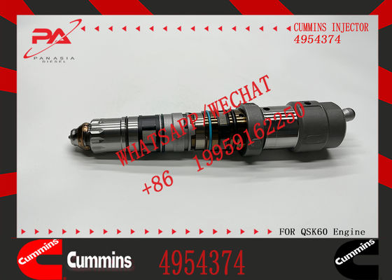 Genuine QSK60 QSK45 Engine Fuel Injector 4954374 4326784 4326781 for Cummins