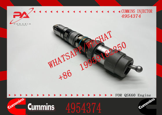 Genuine QSK60 QSK45 Engine Fuel Injector 4954374 4326784 4326781 for Cummins