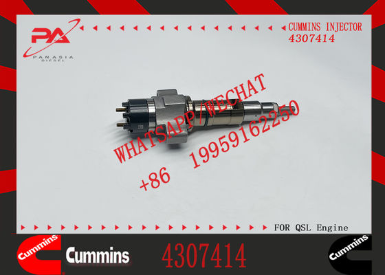 High Quality Diesel Engine Injector 4327072 4307414 Fuel Injector Model 430-7414 for QSL Excavator QSL9.3 ISCE Engine 6L