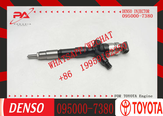 095000-7380 Common Rail Diesel Fuel Injector 23670-30240 Diesel Fuel Injector 0950007380 for Toyota Hiace 2.5 D 2KD-FTV