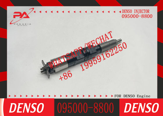 Diesel Fuel Injector 095000-8800 RE524382 for John Deere 4045 6068 Engine E210LC E240LC E300LC 624J