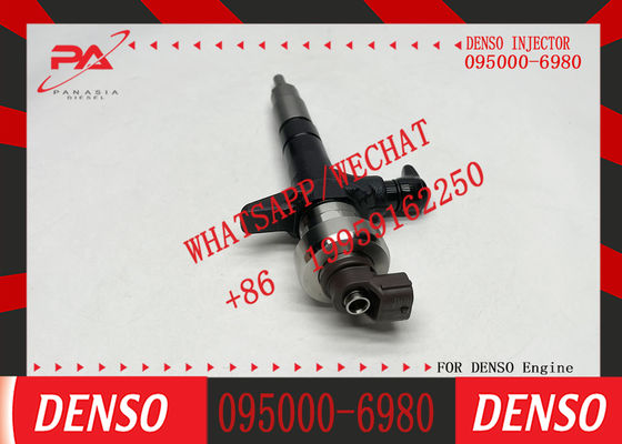 Excavator Accessories Fuel Injector 095000-6980 8-98011604-1 8-98011604-5 for Isuzu 4JJ1 for Construction Machinery
