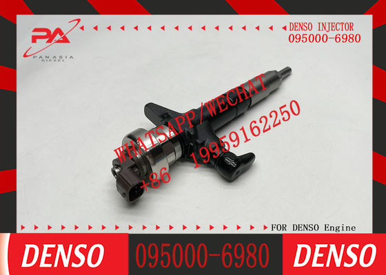 Excavator Accessories Fuel Injector 095000-6980 8-98011604-1 8-98011604-5 for Isuzu 4JJ1 for Construction Machinery