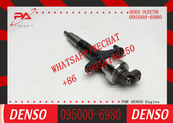 Excavator Accessories Fuel Injector 095000-6980 8-98011604-1 8-98011604-5 for Isuzu 4JJ1 for Construction Machinery