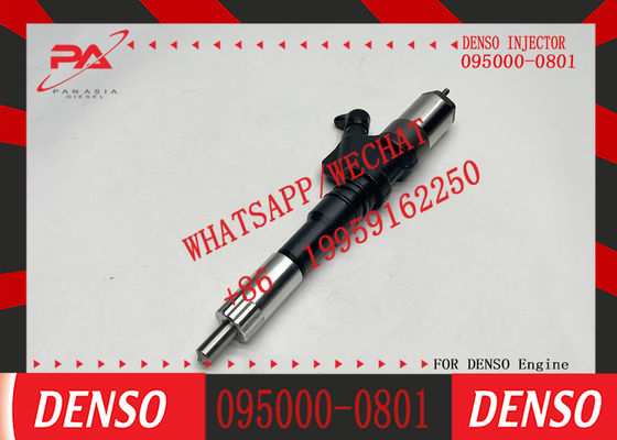 095000-0801 Auto Engine Parts Diesel Common Rail Fuel Injector 6156-11-3100 for Komatsu 6D125 Engine