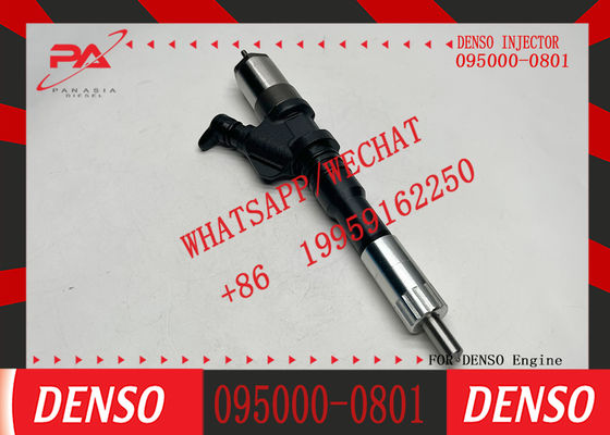 095000-0801 Auto Engine Parts Diesel Common Rail Fuel Injector 6156-11-3100 for Komatsu 6D125 Engine