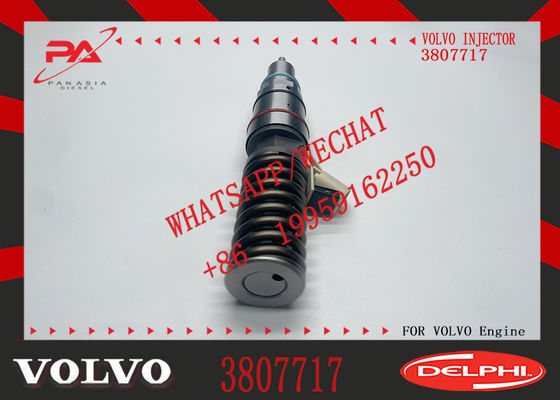 Reman Fuel Injector Diesel Engine Common Rail Fuel Injector 3801441 3807717 for Volvo Penta Industrial Marine D12-650 Engine