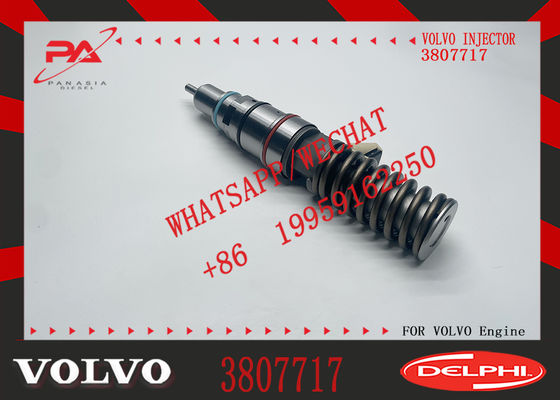 Reman Fuel Injector Diesel Engine Common Rail Fuel Injector 3801441 3807717 for Volvo Penta Industrial Marine D12-650 Engine