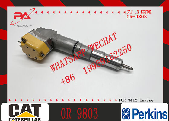 Excavator Parts Fuel Injector 0R9803 for CAT 3126 Series Diesel Engine Injector 0R-9803