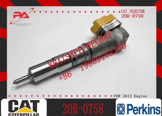 Common Rail Fuel Injector 174-7526 20R-0758 CAT 3412E Injector for Caterpillar Machinery Diesel Engine Parts