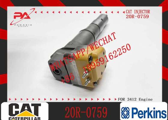 Caterpillar C3126 Common Rail Diesel Engine Injection Valves 20R-0759 Injection Valves Injector 20R-0759 for Caterpillar C3126