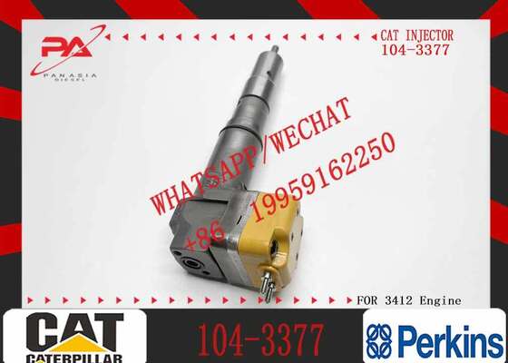 Fuel Injector 104-3377 174-7526 111-7916 138-8754 0R-8624 for CAT 3408E 3412E Engine 769D 773D 775D 631E 633E II 637E 651E 657E