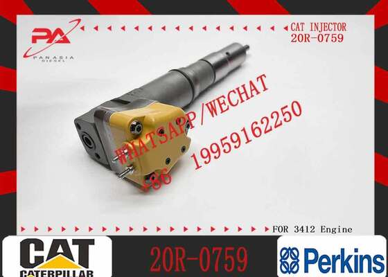 XDEP New High Quality Factory Price Common Rail Fuel Injector 20R-0759 20R0759 for Caterpillar 3412 Engine