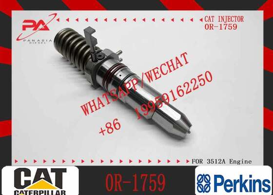 Diesel Common Rail Diesel Fuel Injector 6I-4357 0R-1759 for Caterpillar 3500A 3508 3512 3516 Engine