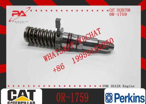 Diesel Common Rail Diesel Fuel Injector 6I-4357 0R-1759 for Caterpillar 3500A 3508 3512 3516 Engine
