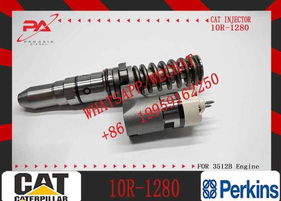 JISION Excavator Spare Parts 3512B Diesel Fuel Injector 250-1308 196-5802 10R-1280