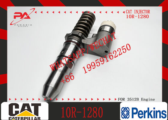 JISION Excavator Spare Parts 3512B Diesel Fuel Injector 250-1308 196-5802 10R-1280