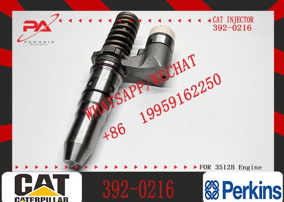 Golden Vidar Machinery Engine Parts Common Rail Diesel Injector 392-0216 for CAT 3508B 3512C 3516C 3524 Engine