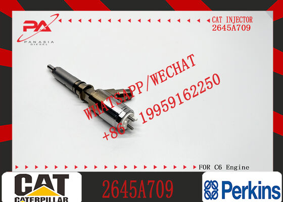 WEIYUAN Common Rail Fuel Injector 282-0490 2645A709 2820490 for CAT 320D C6.4 C6.6 Engine Excavator Parts Injector