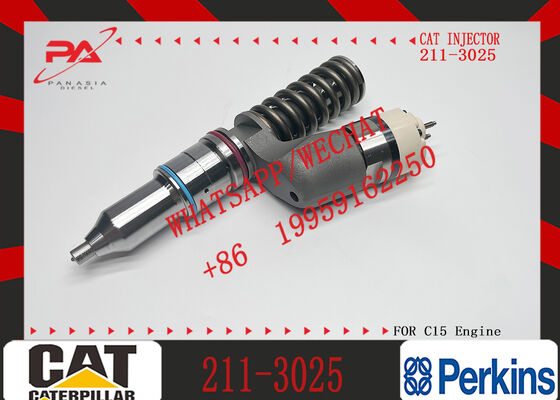 Excavator Accessories Fuel Injector 211-3025 2530615 211-3028 374-0751 10R-0955 for CAT C15 C18 Diesel Engine Spare Parts