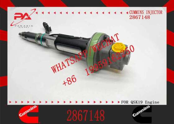 New Construction Machinery Fuel Injector for QSK19 Diesel 2867148 Y431K05248 Y431K05558 4964170 for CUMMINS Diesel Engine