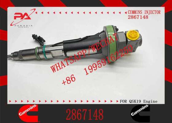 New Construction Machinery Fuel Injector for QSK19 Diesel 2867148 Y431K05248 Y431K05558 4964170 for CUMMINS Diesel Engine