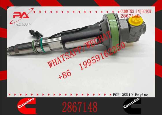 New Construction Machinery Fuel Injector for QSK19 Diesel 2867148 Y431K05248 Y431K05558 4964170 for CUMMINS Diesel Engine