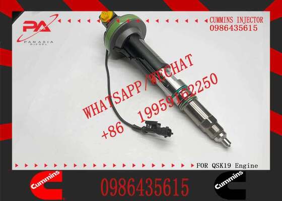 New Construction Machinery Fuel Injector for QSK19 Diesel Compatible Y431K05392 0986435615 0986435904 for CUMMINS Diesel Engine