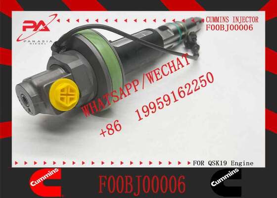 New Construction Machinery Fuel Injector for QSK19 Diesel F00BJ00006 FOOBJ00007 0986435903 Compatible for CUMMINS Diesel Engine