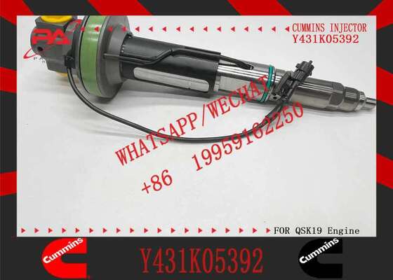 New Construction Machinery Fuel Injector for QSK19 Diesel Compatible Y431K05392 0986435615 0986435904 for CUMMINS Diesel Engine
