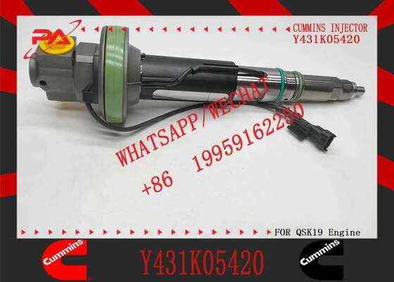 New Construction Machinery Fuel Injector for QSK19 Diesel Compatible Y431K05429 Y431KO5205 Y431K05420 for CUMMINS Diesel Engine