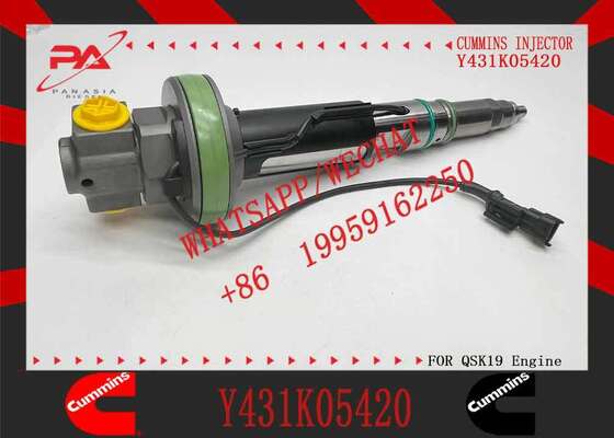 New Construction Machinery Fuel Injector for QSK19 Diesel Compatible Y431K05429 Y431KO5205 Y431K05420 for CUMMINS Diesel Engine