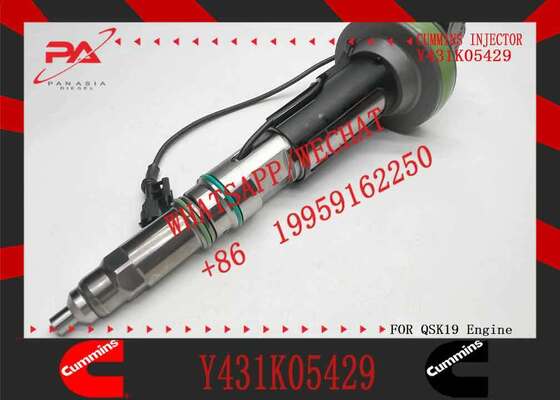 New Construction Machinery Fuel Injector for QSK19 Diesel Compatible Y431K05429 Y431KO5205 Y431K05420 for CUMMINS Diesel Engine