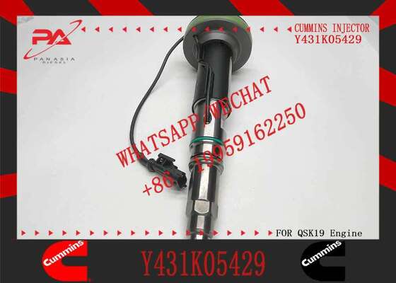 New Construction Machinery Fuel Injector for QSK19 Diesel Compatible Y431K05429 Y431KO5205 Y431K05420 for CUMMINS Diesel Engine